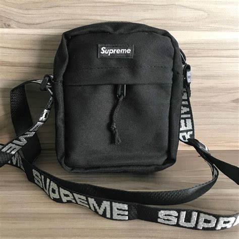 fake supreme ss18 shoulder bag|supreme shoulder bag ss18 black.